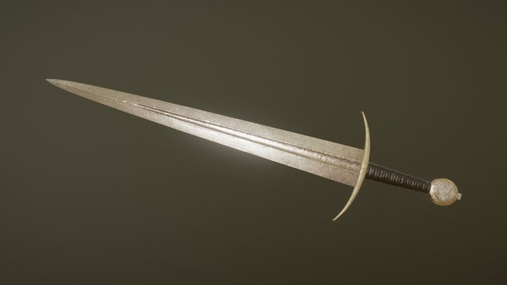 Mormir - Ancient Ceremonial Broadsword 3D Model