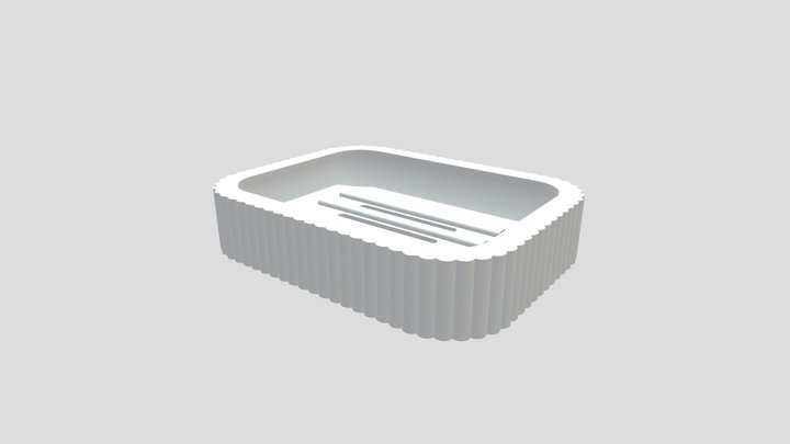 Parametric Soap Dish - 3D Printable Model