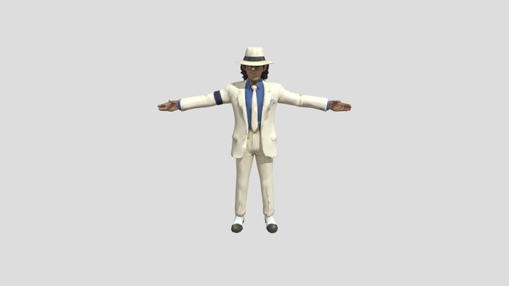 Michael Jackson (Smooth Criminal Outfit) 3D Model