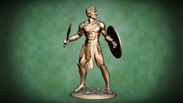 Spartan warrior - 3d printable