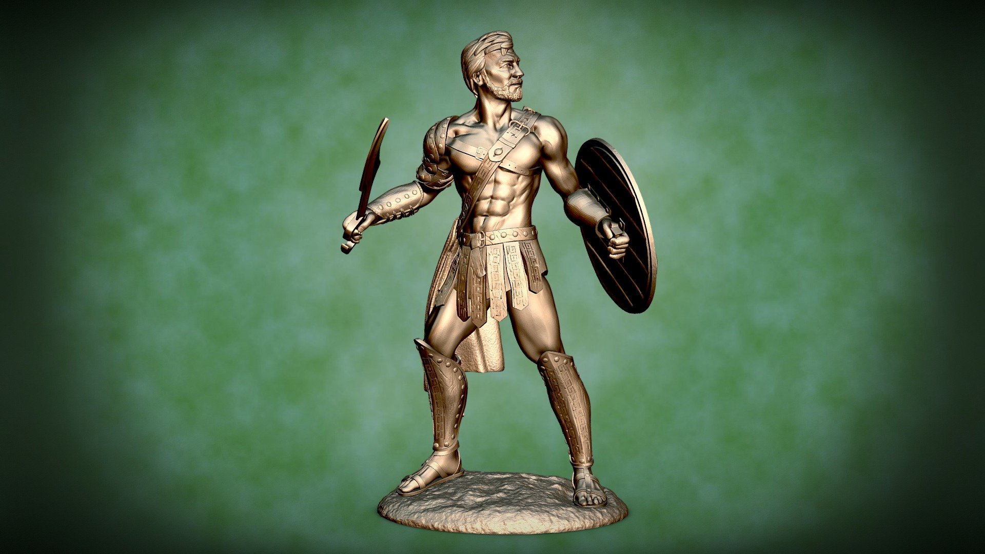 Spartan warrior - 3d printable - Download Free 3D model by Andy ...