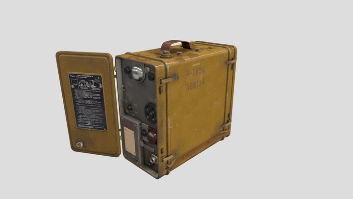 Радиостанция Р-105Д/Radioscanner R-105D Astra-3 3D Model