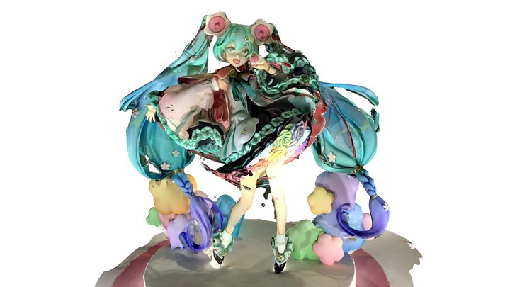 マジカルミライ2021初音ミク等身大モデル 3D Model