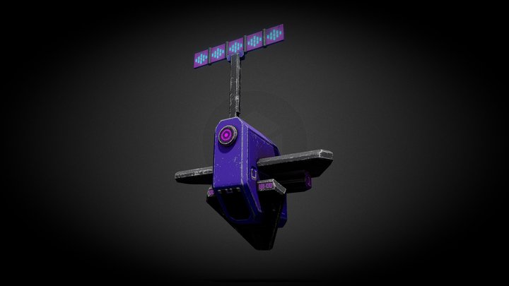 F.loc Drone - Art Test (12 Hours) 3D Model