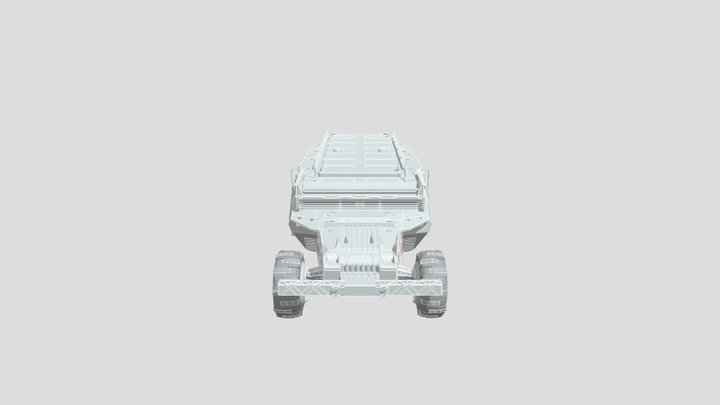 Armoured Vehicle 3D Model