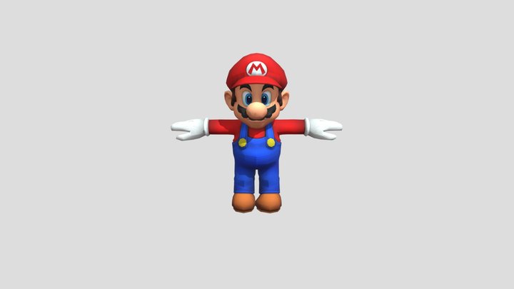 Mario Rig 3D Model