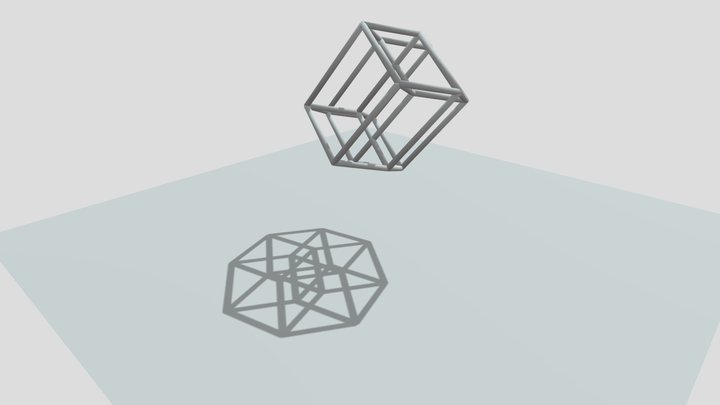 Tesseract 3D Model