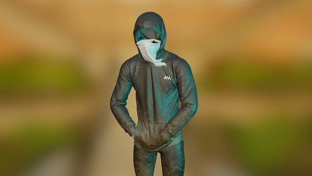 Hooded Man By Andrew Maccabe 3D Model