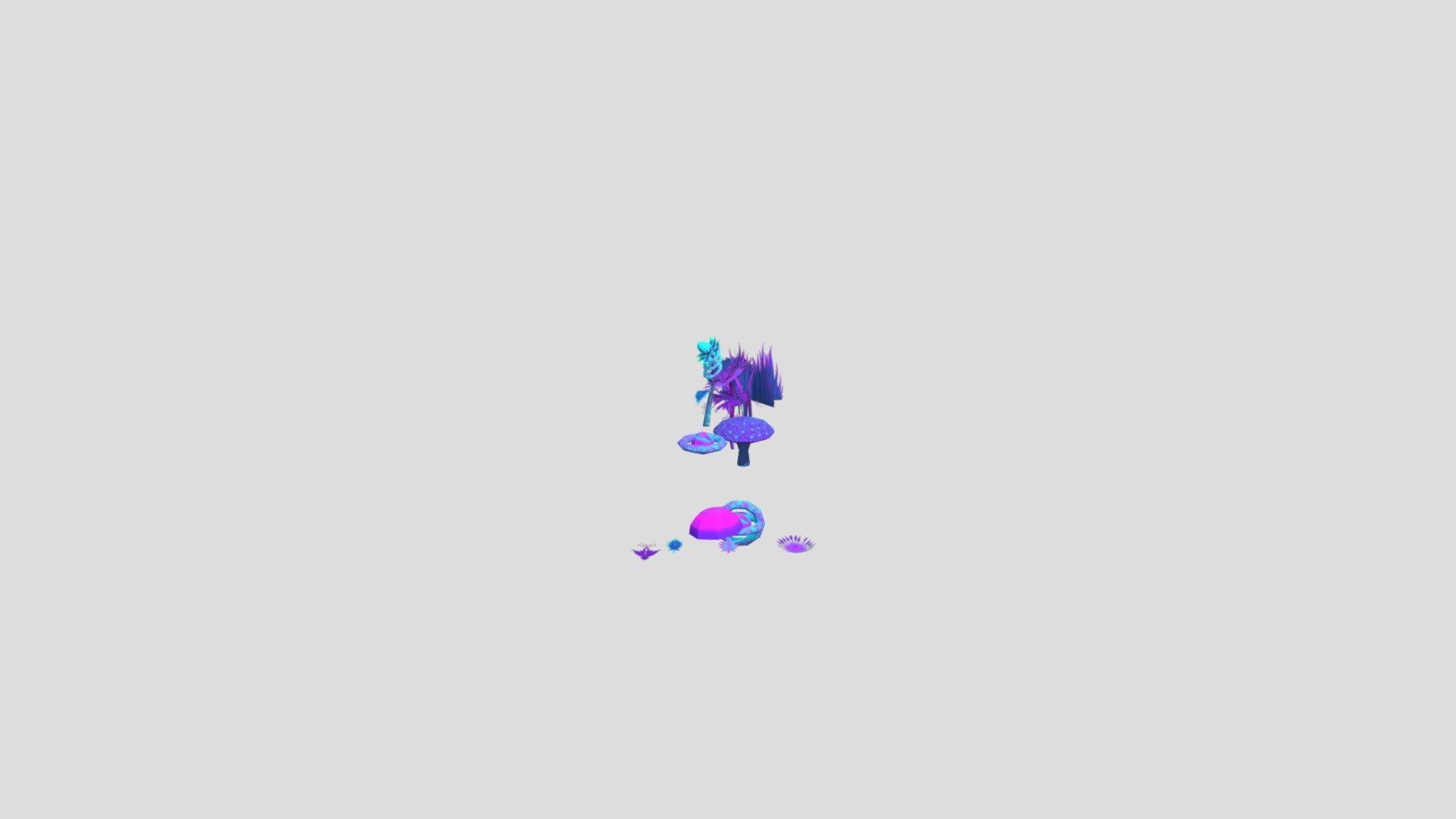 low poly plant assets