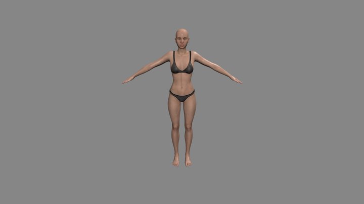 CC 3+ Base character 3D Model
