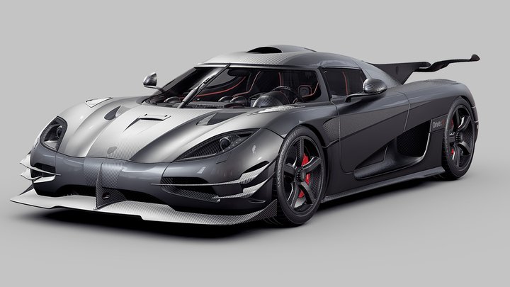 Koenigsegg One 1 Commemorative Edition 3D Model