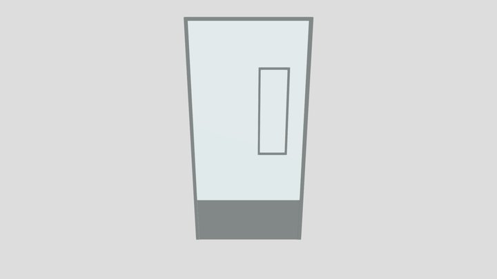 White Single Door
