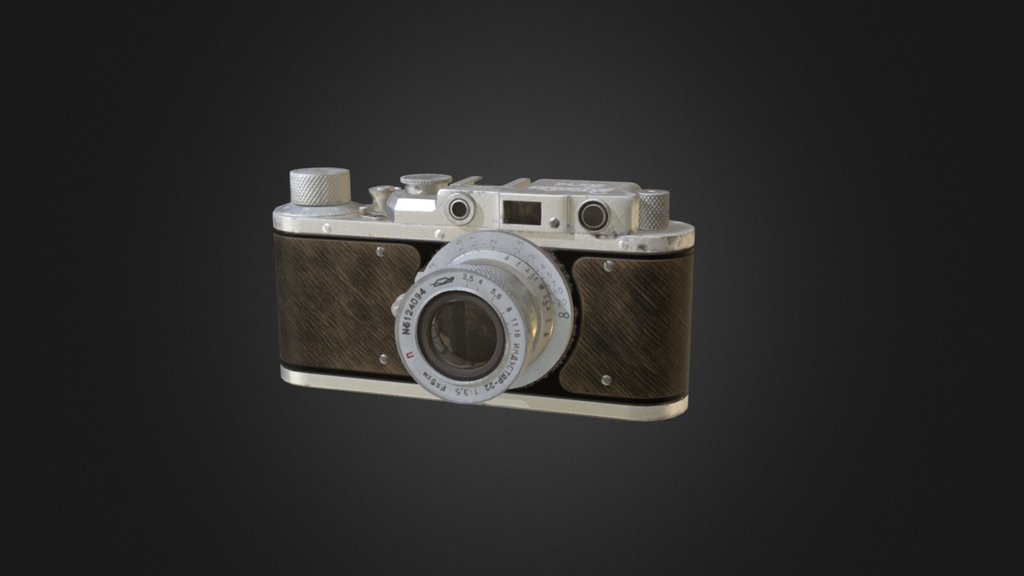 Zorki 2-s - 3D model by darrickdm94 [8e68fd1] - Sketchfab