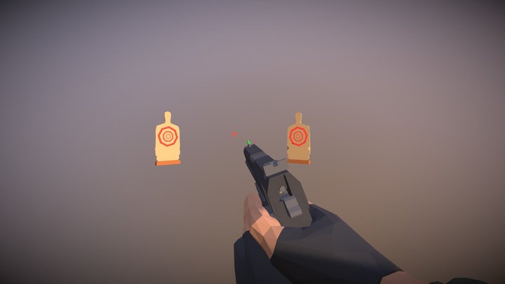[Animations] Low - Poly HK USP 3D Model