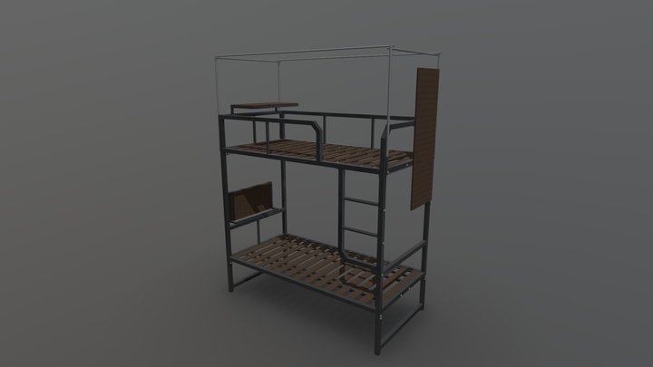 bunk bed 3D Model