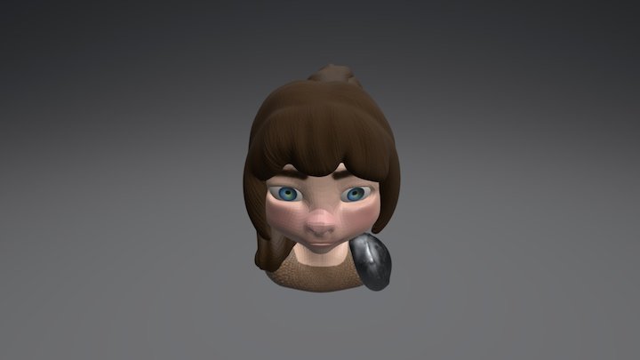Hiccups and Astrids Daughter 3D Model