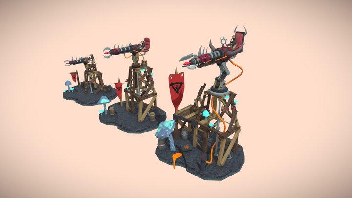 Ska Towers 3D Model