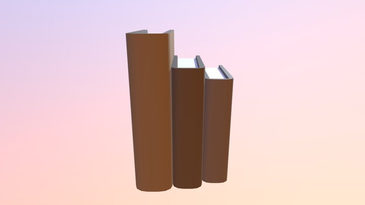 Books 3D Model