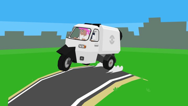 Mobile Pokemon Center 3D Model