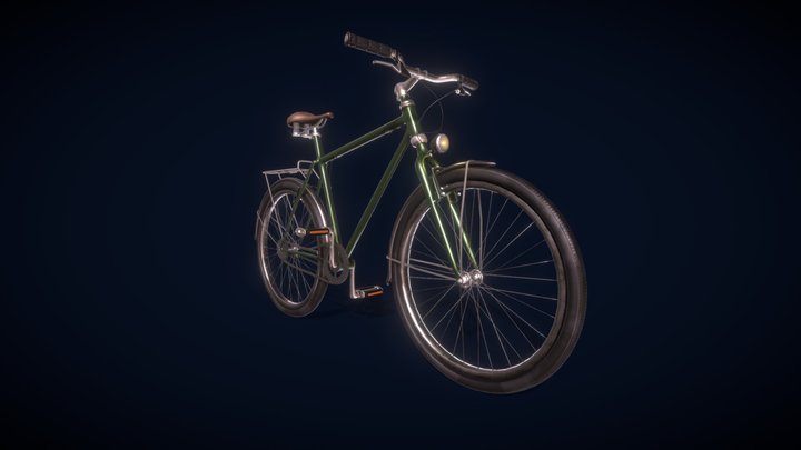Old Bike 3D Model