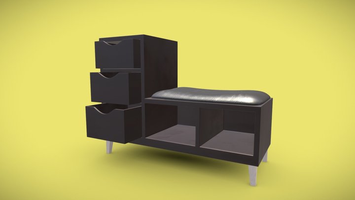 Seating Shelf 3D Model