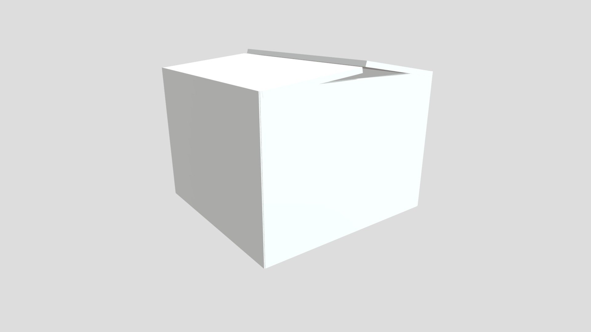 Simple Carboard Box (Untextured) - Download Free 3D model by morrin ...
