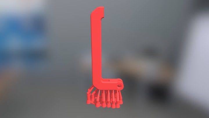 Earing Back 3D Model