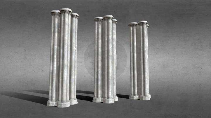 Gothic Architecture Columns - Asset Pack