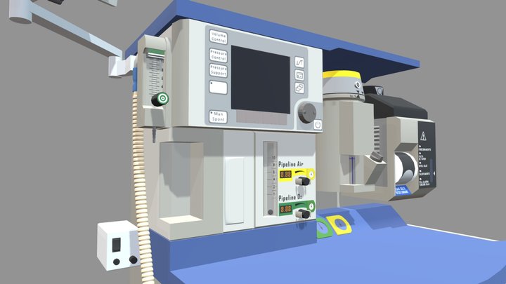 Máquina Médica 3D Model