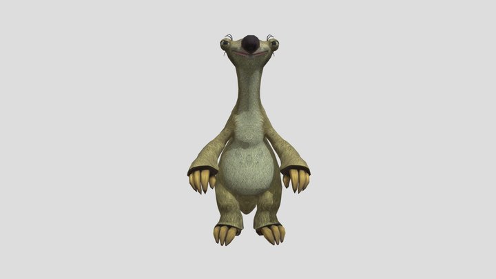 Sid (Ice Age 2 APAE Jataizinho 19-12-2018) 3D Model