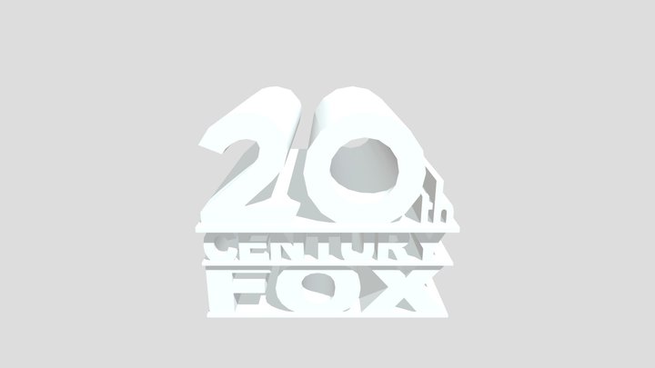 The Official 20th Century Fox Interactive Text 3D Model