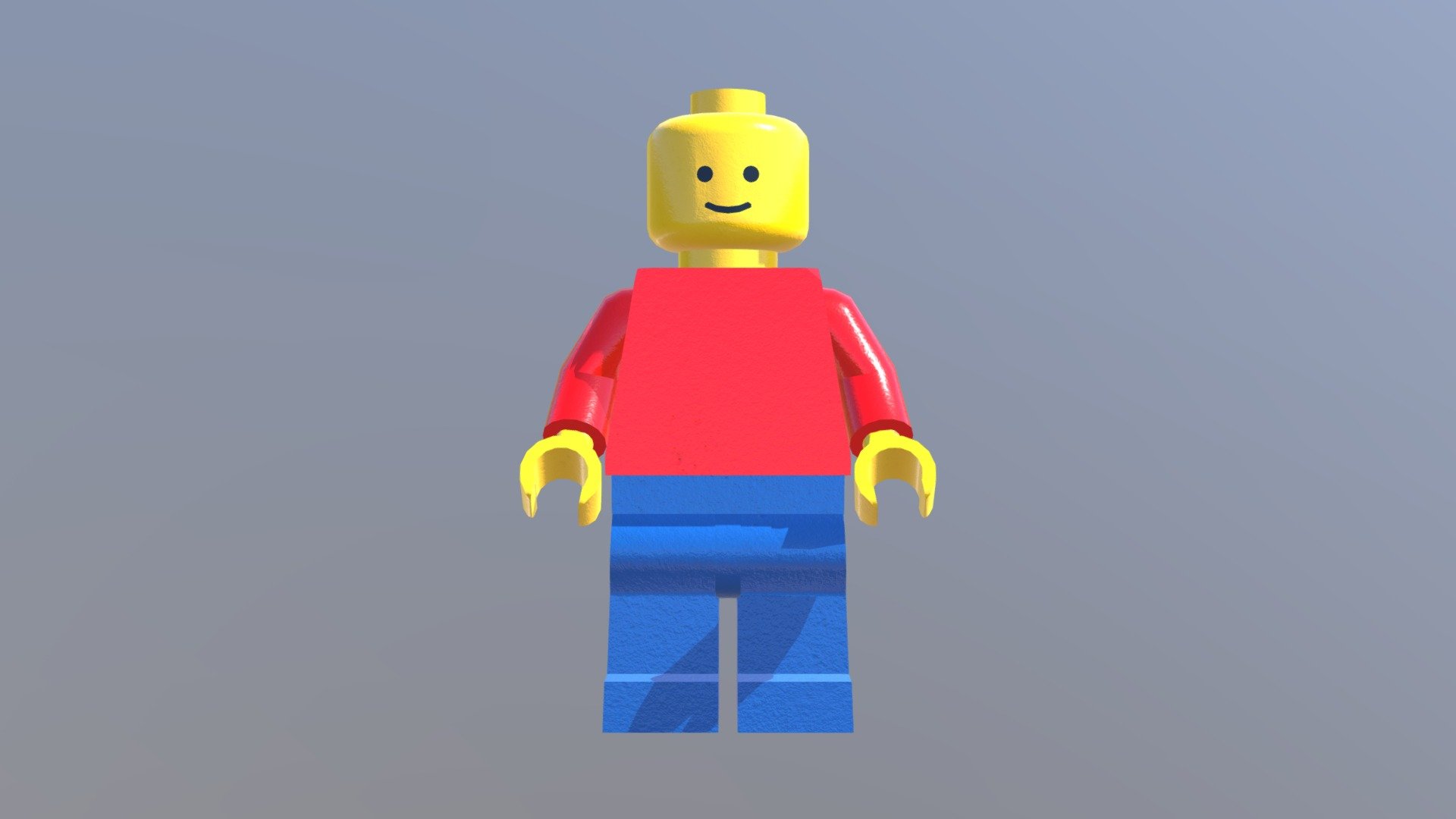 Lego Minifigure - PBR - 3D model by BlenderUser (@BlenderModellingGuy)  [8e6eb0f]