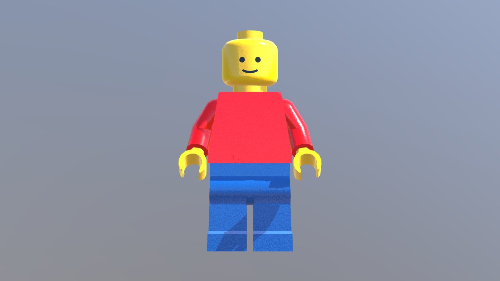 LEGO Minifigure 3D model + PBR Textures