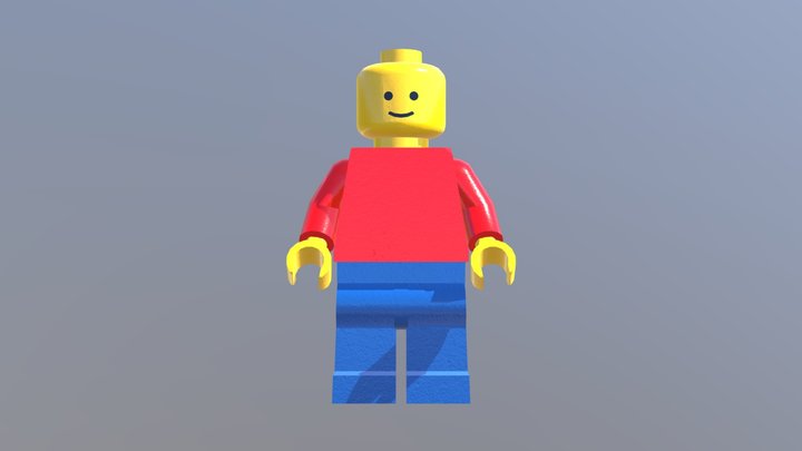 Lego Minifigure - PBR 3D Model