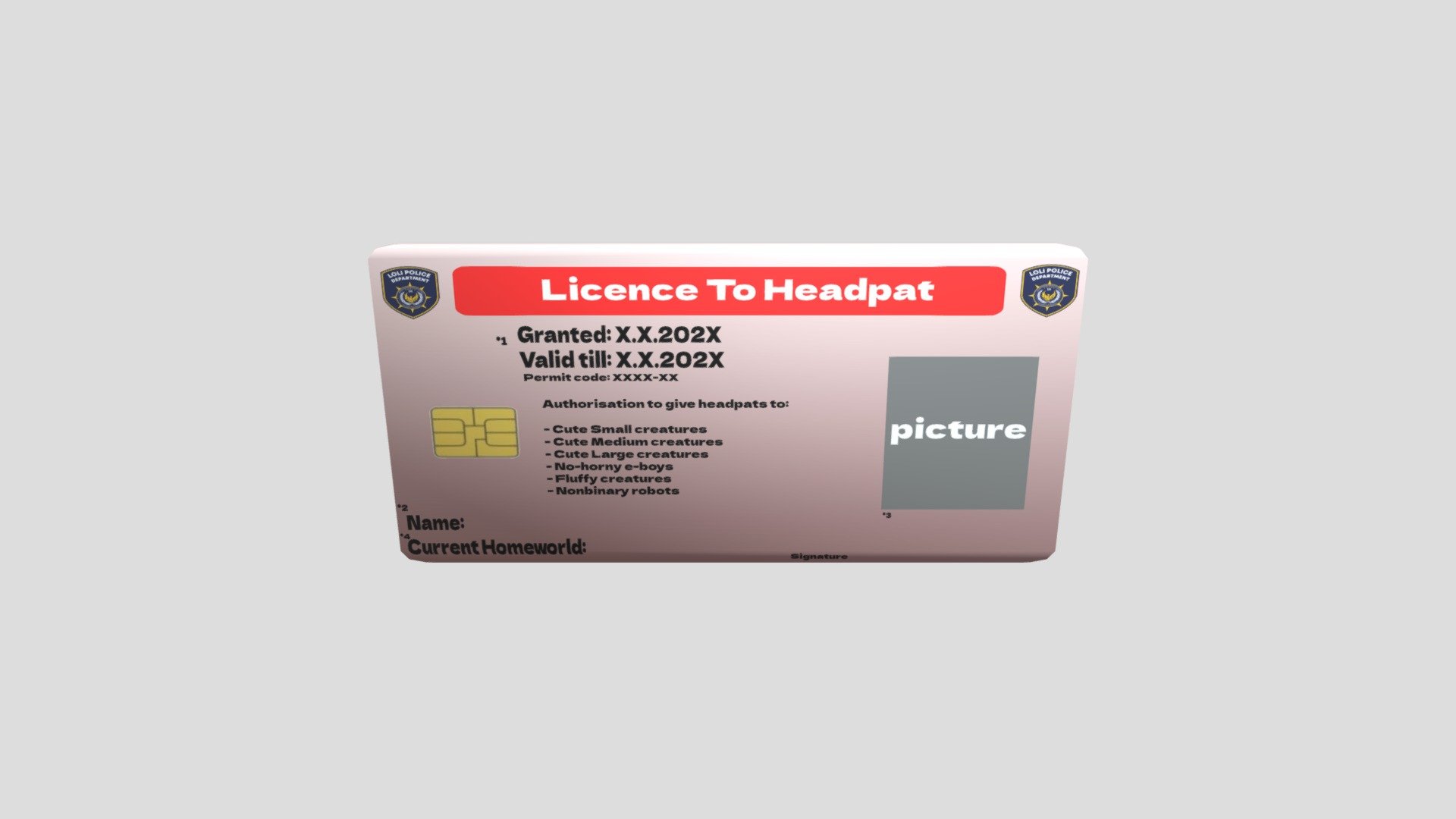 Headpat Permit for VRChat