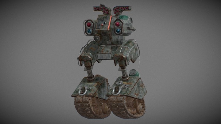 P-N0 Gladiator "Tank" (Free Download) 3D Model