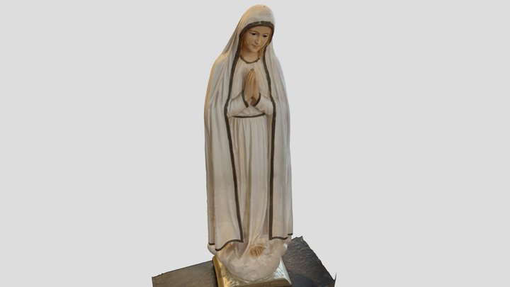 Mary statue 3D Model