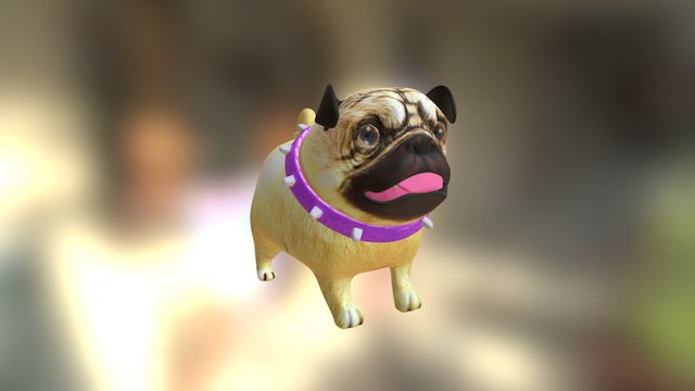 Pug2 3D Model