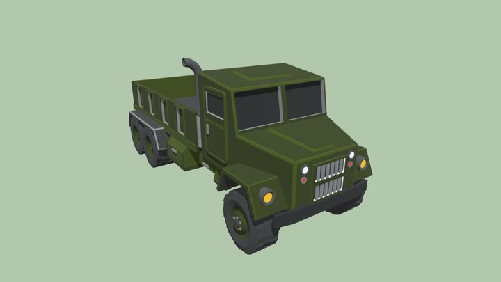 Army truck 3D Model