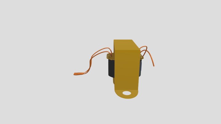 Electric transformer 3D Model