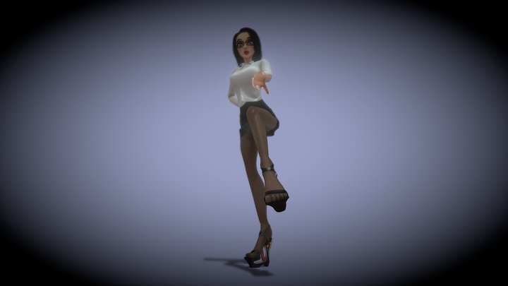 A Lady 3D Model