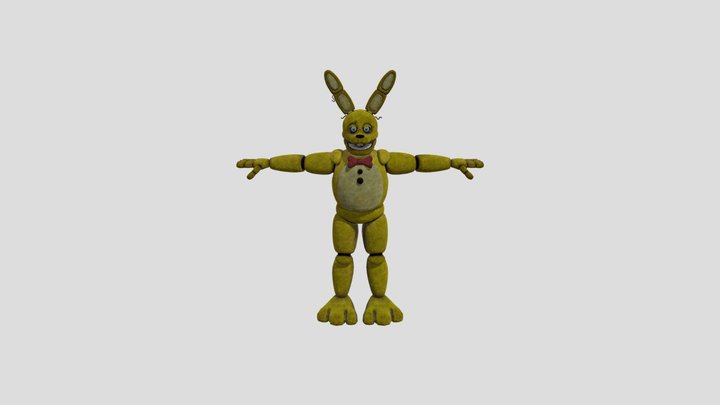 Silver_ Eye_ Springbonnie 3D Model