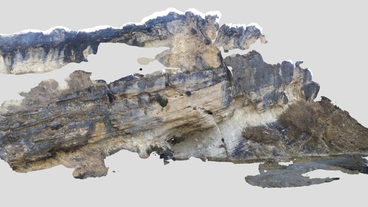Cave Stream resurgence 3D Model