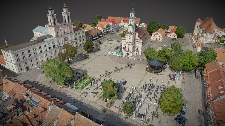 Kaunas European Capital of Culture 2022 3D Model