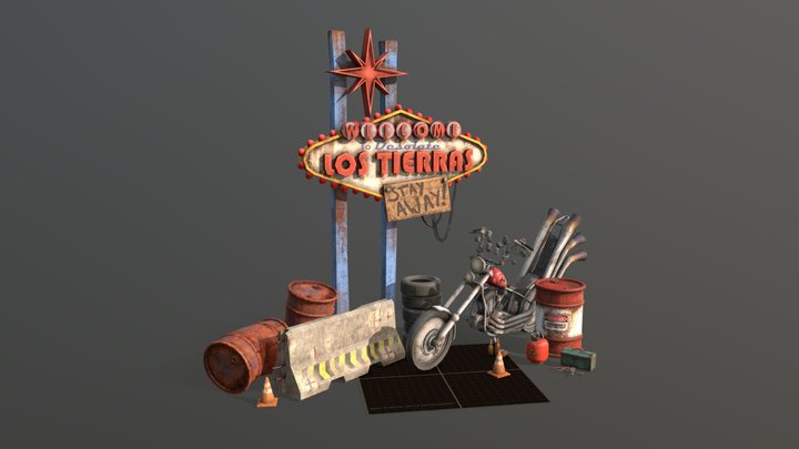 DAE 5 Finished props - RUSTBORN 3D Model