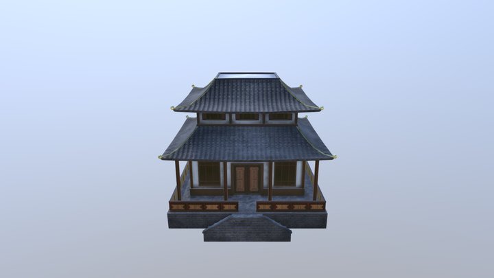 Asian House 3D Model