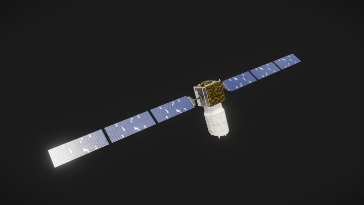 Aeolus Satellite 3D Model