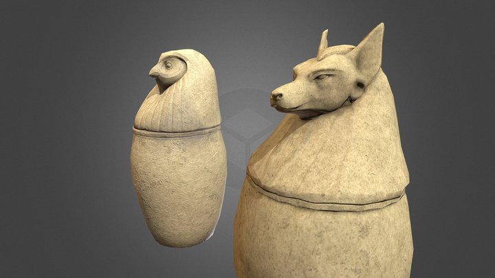 Egyptian pottery 3D Model