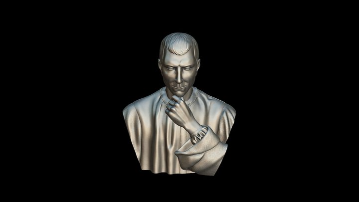 Niccolò Machiavelli 3D Model