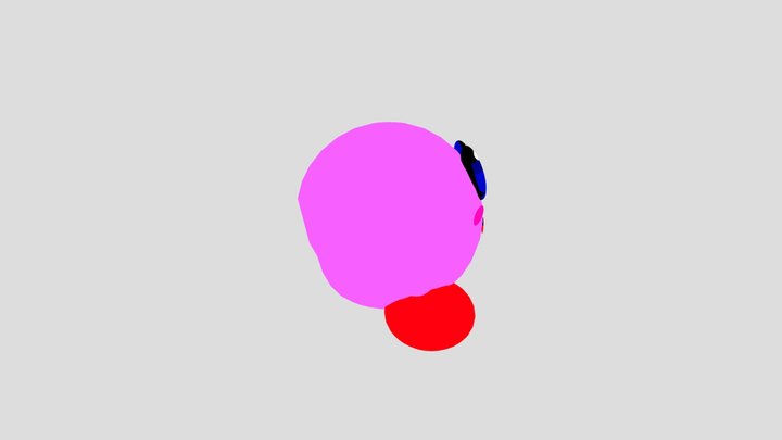 Kirby 3D Model